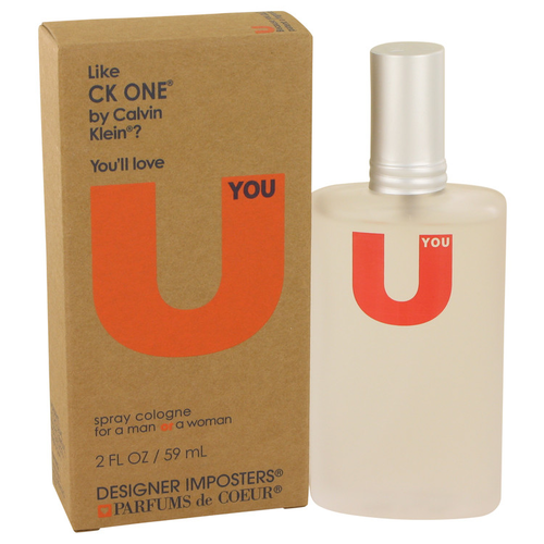 Designer Imposters U You by Parfums De Coeur Cologne Spray (Unisex) 60 ml