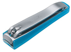 Nippes Fussnagelknipser mit Auffangschale, vernickelt...