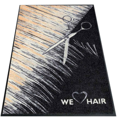 T.D. Kundenläufer "We love HAIR Cut",