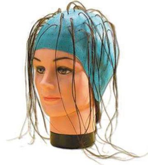 Fripac Gummi-Strähnenhaube blau